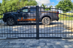 Tor-elektrisch-pulverbeschichtet